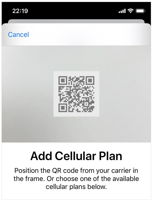 Scan QR code 